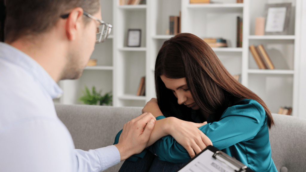 a man giving psychological tips to a teen