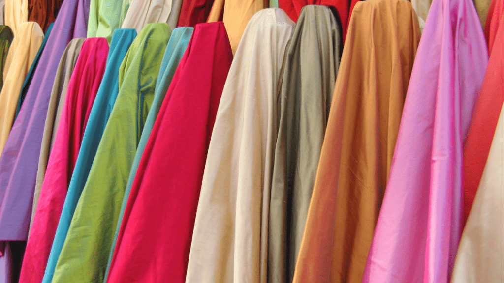 different colors of swim wear fabric