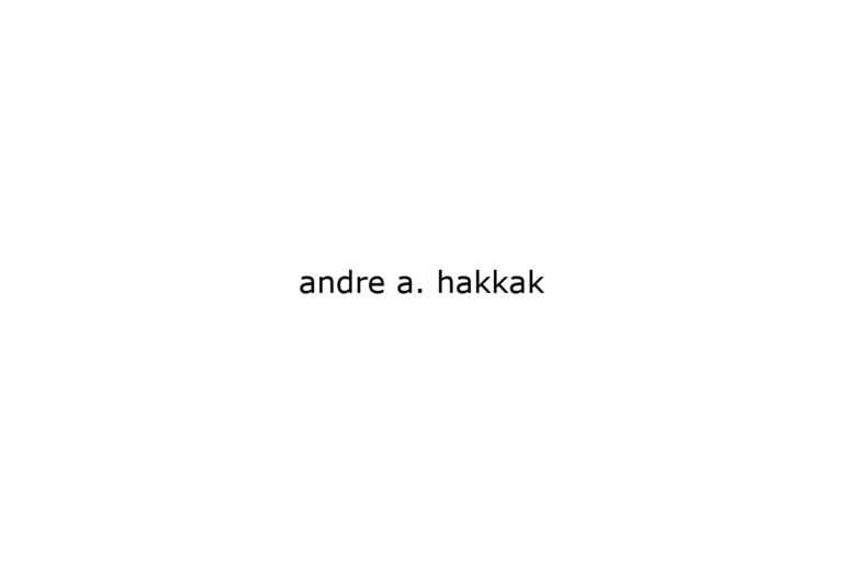 andre a hakkak