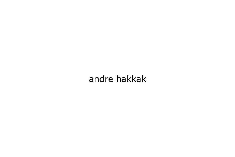 andre hakkak