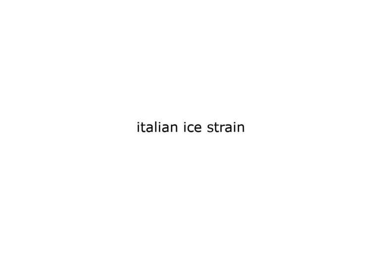 italian ice strain