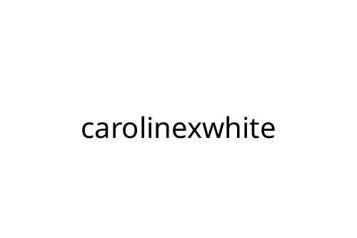 carolinexwhite
