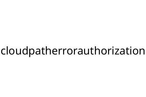 cloudpatherrorauthorization