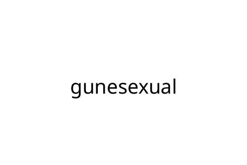gunesexual