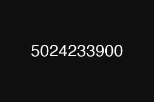 5024233900