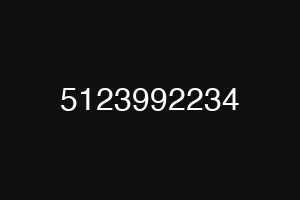 5123992234