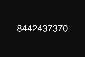 8442437370