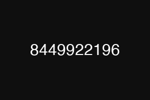 8449922196