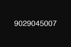 9029045007