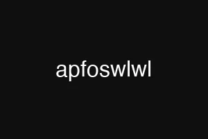 apfoswlwl