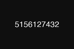 5156127432