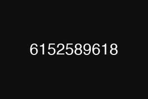 6152589618